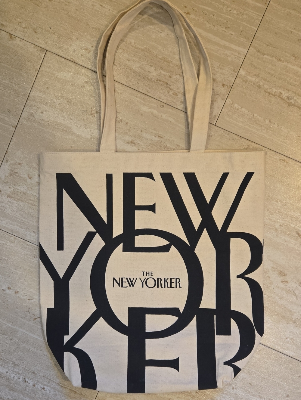The New Yorker Canvas Tote Bag